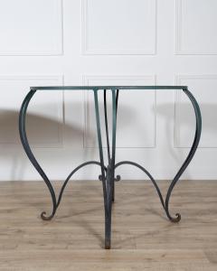 Pair of Late 19th Early 20th Century Lacquered Iron Round Tables - 4396979
