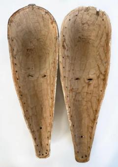 Pair of Late 20th Century African Carved Judicial Fang Masks - 3589958