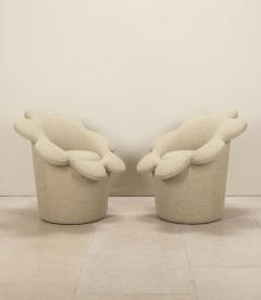 Pair of Late 20th Century Italian Flower Armchairs - 4339017