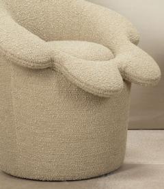 Pair of Late 20th Century Italian Flower Armchairs - 4339020