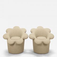 Pair of Late 20th Century Italian Flower Armchairs - 4344581