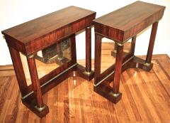 Pair of Late English Regency Pier Tables - 1785755