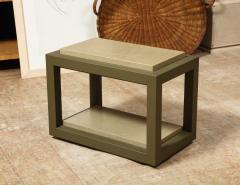 Pair of Leather Clad Side Tables - 2320915