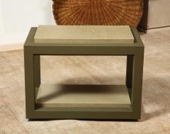 Pair of Leather Clad Side Tables - 2320920