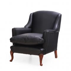 Pair of Leather Upholstered Club Chairs C 1950 - 4611180