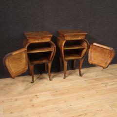 Pair of Lombard bedside tables in Louis XV style from the 20th century - 3888822