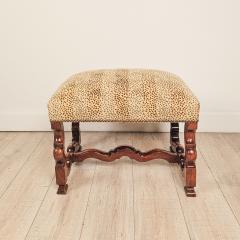 Pair of Louis XIV Style Walnut Benches Custom Made circa 1970 - 4722076