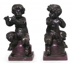 Pair of Louis XV Bronze Cupid Figures - 4322566