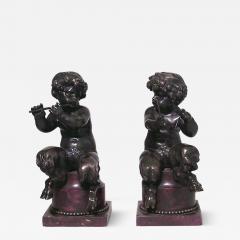Pair of Louis XV Bronze Cupid Figures - 4332398