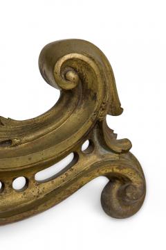 Pair of Louis XV Female Bust Andirons - 4634208