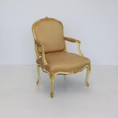 Pair of Louis XV First Revival Armchairs - 4653311
