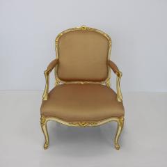Pair of Louis XV First Revival Armchairs - 4653313