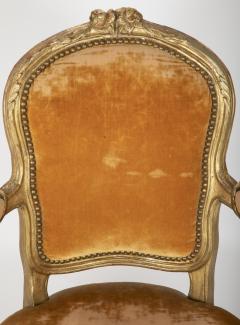 Pair of Louis XV Gilded Childrens Fauteuil - 2111428