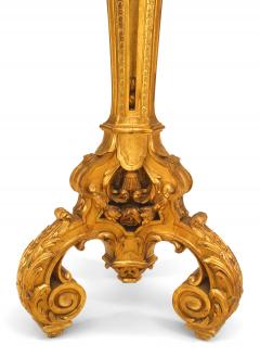 Pair of Louis XV Gilt Scroll Pedestal - 1437196