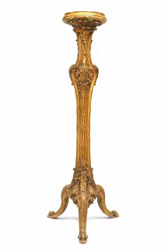 Pair of Louis XV Style Gilt Pedestals - 1437171