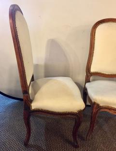 Pair of Louis XV Style Maison Jansen Attributed Boudoir Slipper or Side Chairs - 3001206