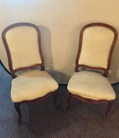 Pair of Louis XV Style Maison Jansen Attributed Boudoir Slipper or Side Chairs - 3001214