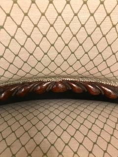 Pair of Louis XV Style Walnut Fauteuils or Berg res in a Scalamandre Fabric - 2950506