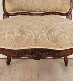 Pair of Louis XV Walnut Armchairs France circa 1740 - 3882468