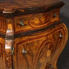 Pair of Louis XV style inlaid Lombard bedside tables - 4212072