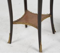 Pair of Louis XVI French Gilt Bronze Mounted Gueridon Side Tables - 3113518