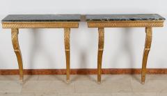 Pair of Louis XVI Gilt Console Tables  - 3485763