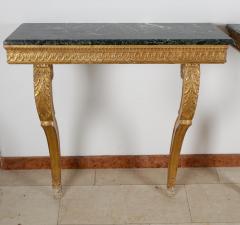 Pair of Louis XVI Gilt Console Tables  - 3485766