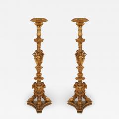 Pair of Louis XVI Gilt Pedestal - 1439487