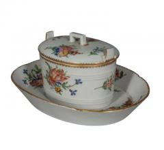 Pair of Louis XVI Porcelain Footed Butter Tubs - 4134090