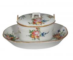 Pair of Louis XVI Porcelain Footed Butter Tubs - 4134092