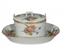 Pair of Louis XVI Porcelain Footed Butter Tubs - 4134094