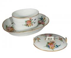 Pair of Louis XVI Porcelain Footed Butter Tubs - 4134129