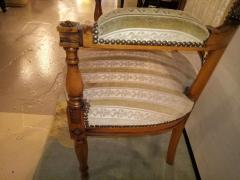 Pair of Louis XVI Style Armchairs Manner of Jansen - 3010948