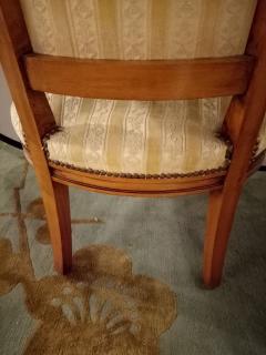 Pair of Louis XVI Style Armchairs Manner of Jansen - 3010950