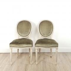 Pair of Louis XVI Style Chairs France circa 1950 - 3502270