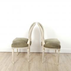 Pair of Louis XVI Style Chairs France circa 1950 - 3502271