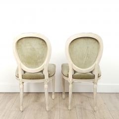 Pair of Louis XVI Style Chairs France circa 1950 - 3502272