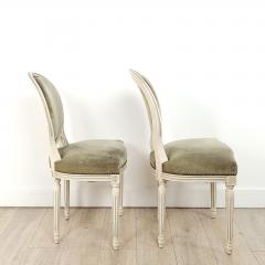 Pair of Louis XVI Style Chairs France circa 1950 - 3502273