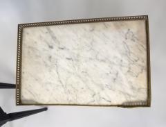 Pair of Louis XVI Style Ebonized Bedside Tables c 1900 - 4568248