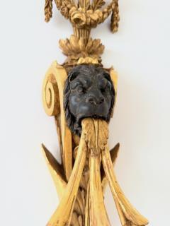 Pair of Louis XVI Style Gilt Wood Candle Sconces - 4496307