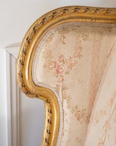 Pair of Louis XVI Style Giltwood Armchairs circa 1920 - 4821278