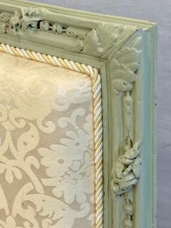 Pair of Louis XVI Style Throne or Arm Chairs Paint Decorated Frames - 2969860