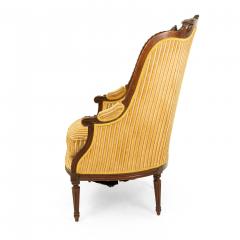 Pair of Louis XVI Walnut Berga Arm Chairs - 1401905