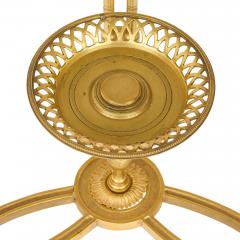 Pair of Louis XVI style marble and ormolu occasional tables - 4584896