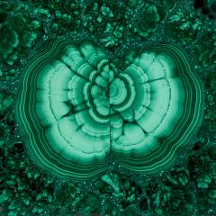 Pair of Louis XVI style ormolu malachite and rock crystal girandoles - 4380538