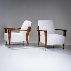 Pair of Lounge Chairs Italy Mid 20th Century - 4538098