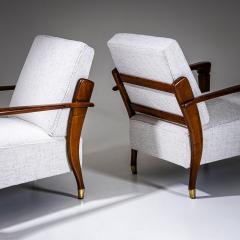 Pair of Lounge Chairs Italy Mid 20th Century - 4538101
