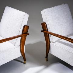 Pair of Lounge Chairs Italy Mid 20th Century - 4538103