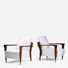 Pair of Lounge Chairs Italy Mid 20th Century - 4538207