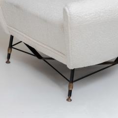 Pair of Lounge Chairs attr to Andrea Bozzi Italy 1940s - 3612160